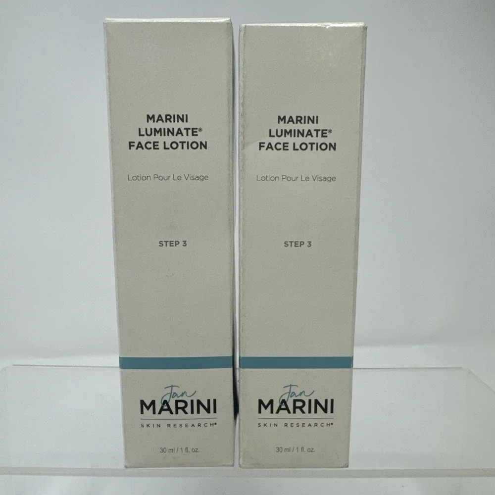 2 - Jan Marini Luminate Face Lotion, 1 Oz 30 ml Skin Research NIB